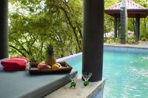 Private rental villa with private pool in Dominical Costa Rica