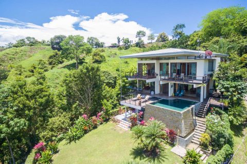 Hillside setting for this luxury villa