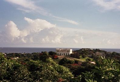 Vieques Rental with Ocean view in Puerto Rico perched upon a mountain top perfect for tanquil escapes to paradise