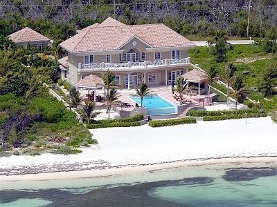 Luxury beachfront vacation rental on Grand Cayman Island in the Caribbean
